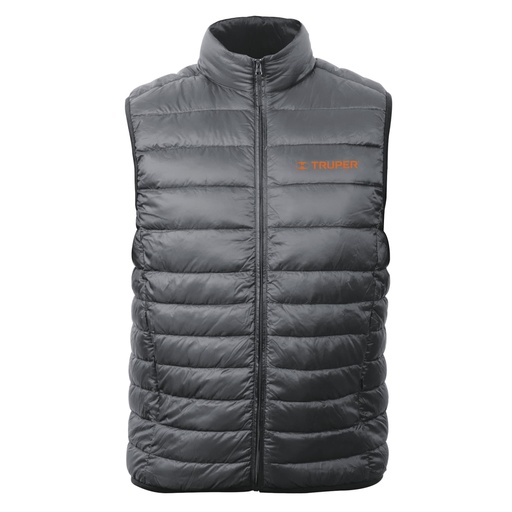 [69996] Chaleco de plumas ligero para hombre, gris, CH, TRUPER CHA-GC-C