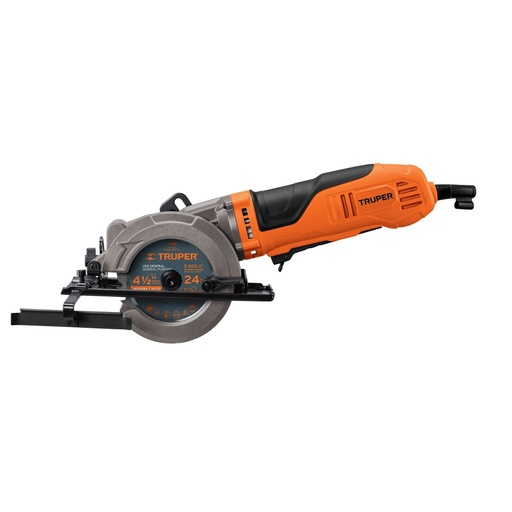 [100123] Sierra circular compacta 4-1/2', 750W, TRUPER PRO SICI-4-1/2A