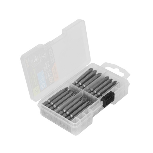 [100251] Estuche con 50 puntas de cruz PH2 largo 2', Truper Expert PUDE-1202-50