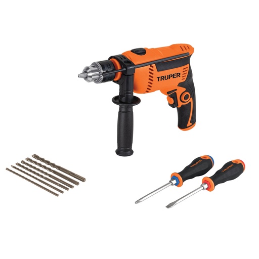[100291] Combo rotomartillo 1/2' 650W, 6 brocas y 2 desarmadores,PRO COMBOR-1/2A7