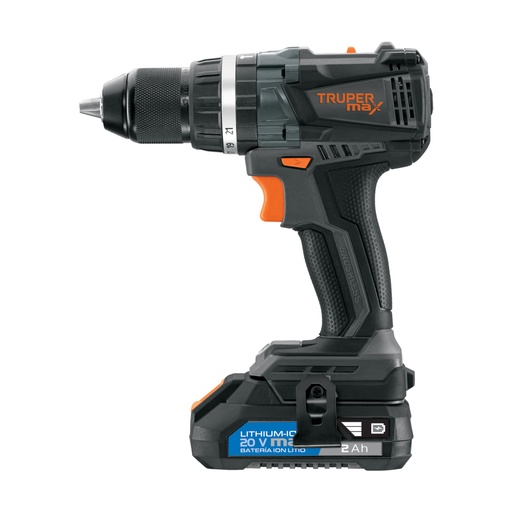 [101453] Rotomartillo 1/2', 20V, 2 baterías 2Ah, MAX MAX-20R