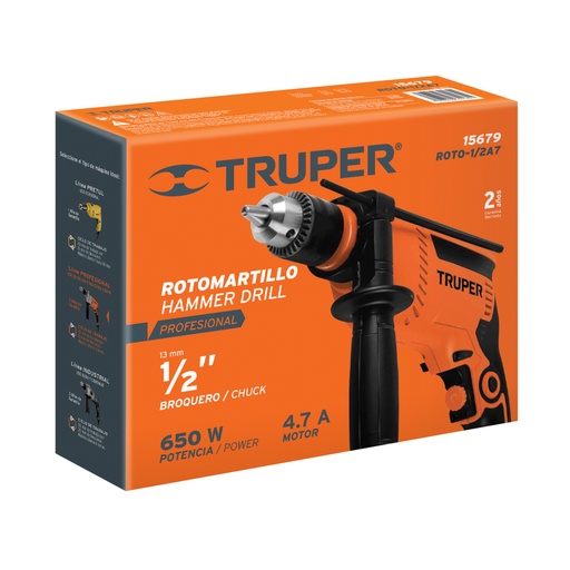 [101760] Caja de empaque de repuesto para ROTO-1/2A7, Truper CJ-ROTO-1/2A7