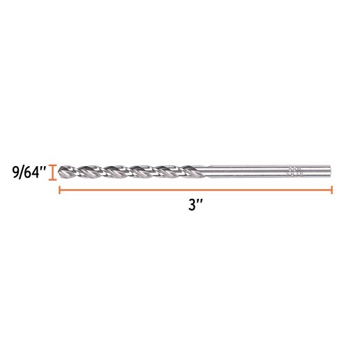 [102185] Broca HSS 9/64' Trusilver para metal, Truper BAV-9/64-S