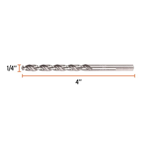 [102192] Broca HSS 1/4' Trusilver para metal, Truper BAV-1/4-S