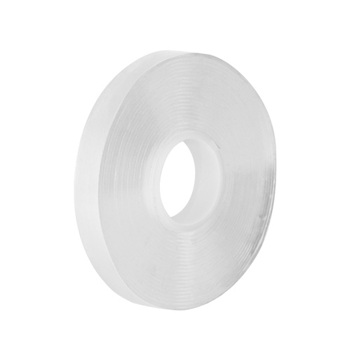 [103223] Cinta doble cara reutilizable, transparente 3mx10mm, Truper CDR-310