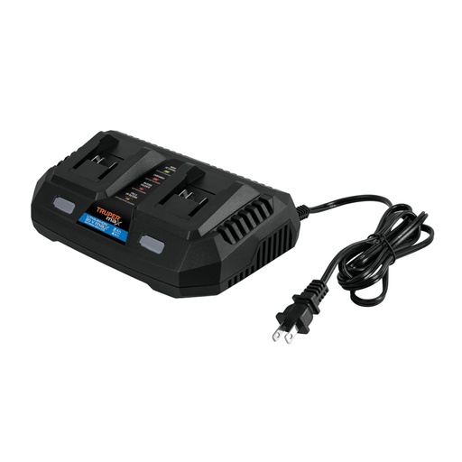 [102492] Cargador dual de baterías de ion litio 20V, TRUPER MAX MAX-CA2