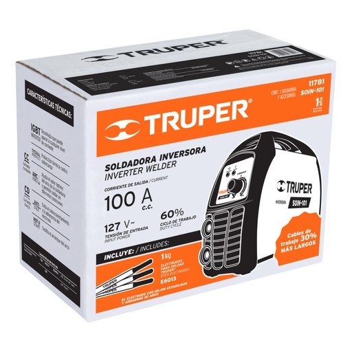 [102558] Caja de empaque de repuesto para SOIN-101, Truper CJ-SOIN-101