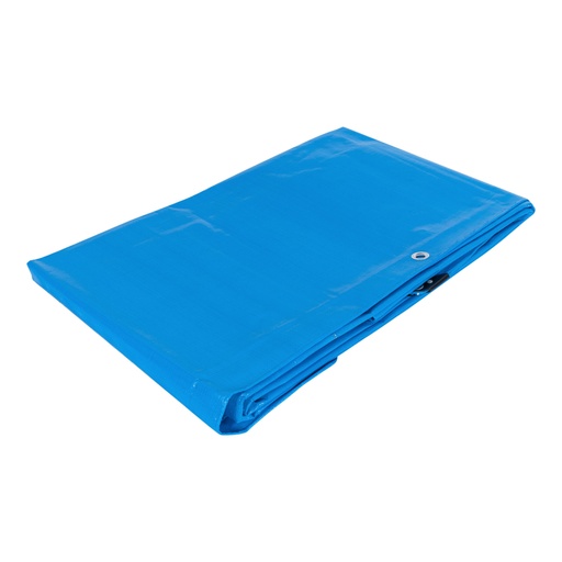 [102570] Lona de polietileno reforzada 4 x 4 m, azul, 180g/m2, TRUPER LT-44Z