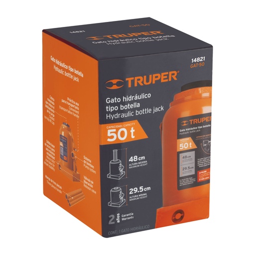 [102691] Caja de empaque de repuesto para GAT-50, Truper CJ-GAT-50
