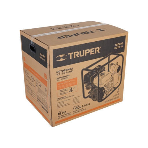 [103052] Caja de empaque de repuesto para MOTB-4X, Truper CJ-MOTB-4X