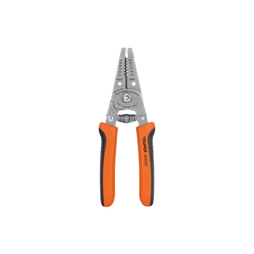 [103352] Pinza 6' pela cables, 30 a 20 AWG, TRUPER PE-CA-62