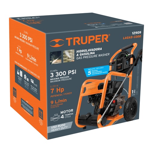 [103119] Caja de empaque de repuesto para LAGAS-3300, Truper CJ-LAGAS-3300