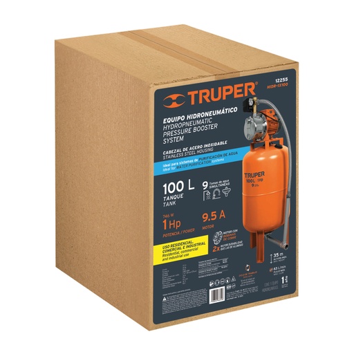 [103138] Caja de empaque de repuesto para HIDR-1X100, Truper CJ-HIDR-1X100