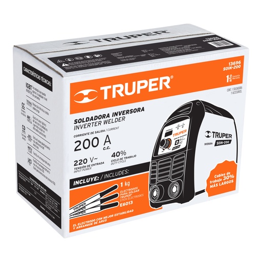 [103151] Caja de empaque de repuesto para SOIN-200, Truper CJ-SOIN-200