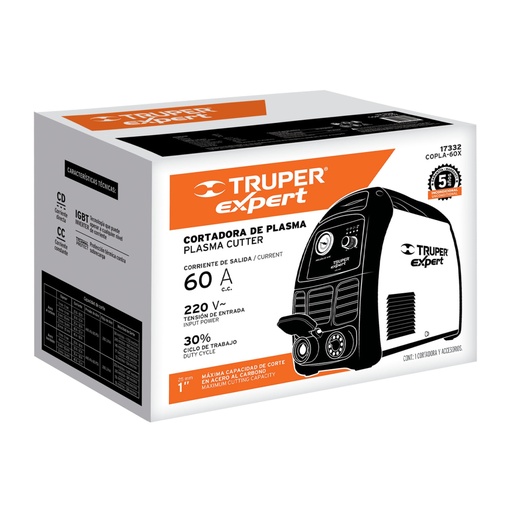 [103154] Caja de empaque de repuesto para COPLA-60X, Truper CJ-COPLA-60X
