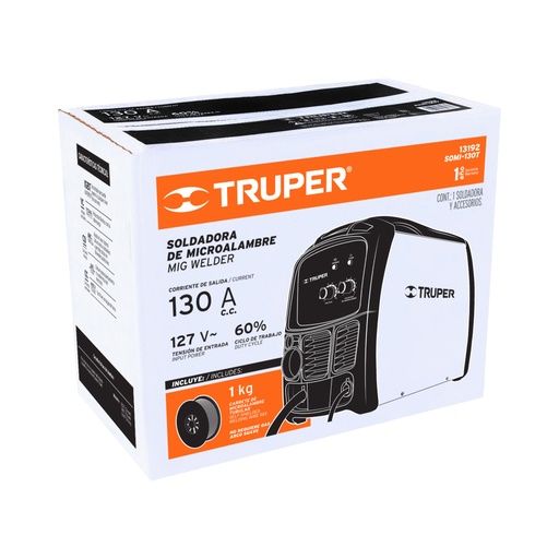 [103156] Caja de empaque de repuesto para SOMI-130T, Truper CJ-SOMI-130T