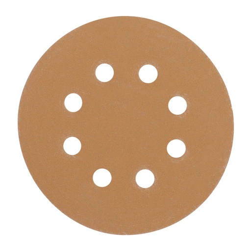 [103313] Paquete c/5 discos de lija 5' grano 150, 8 perforaciones DIRO-515