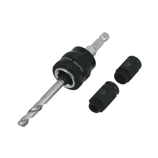 [103390] Mandril de cambio rápido con adaptadores y broca, Truper MAND-CR