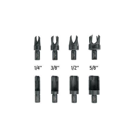 [103437] Juego de 8 brocas clavacote para madera, TRUPER JBC-8