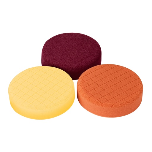 [103438] Juego de 3 esponjas p/pulir de 5' hook and loop,TRUPER ES-PULA-5