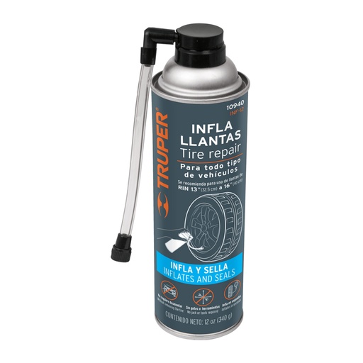 [10940] Inflallantas de 12 oz (340 g), Truper INF-12