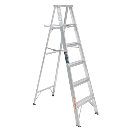 [10439] Escalera de tijera 100% aluminio tipo lll 5 peldaños, Truper ESTA-35