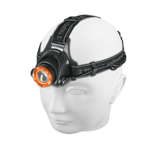 [11853] Linterna de minero LED 800 lm, de 4 pilas AA, TRUPER EXPERT LI-CA-800X