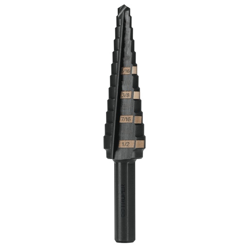 [12122] Broca escalonada óxido negro 13 escalones 1/8' a 1/2',Truper BES-13