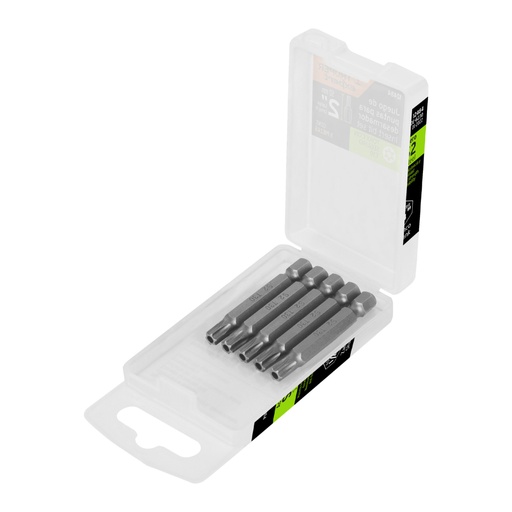 [12484] Estuche con 5 puntas torx T30 con seguro largo 2', Expert PUDE-6230