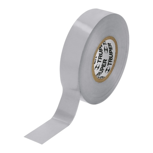 [12507] Cinta de aislar de 18 m x 19 mm, gris, Truper M-33G