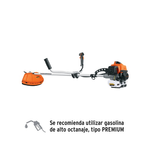 [12671] Desmalezadora a gasolina 63 cc mango tipo 'bici', 17' corte DES-63