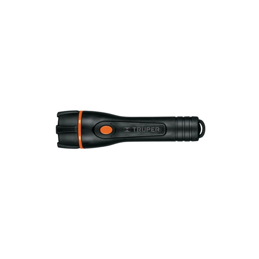[13018] Linterna plástica 1 LED 80 lm con 2 pilas AA, Truper LIPLA-80
