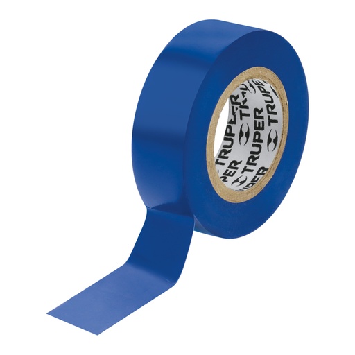[13514] Cinta de aislar de 9 m x 19 mm, azul, Truper M-22Z