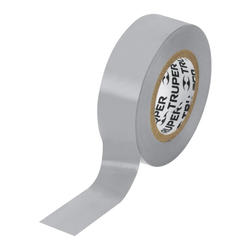 [13516] Cinta de aislar de 9 m x 19 mm, gris, Truper M-22G