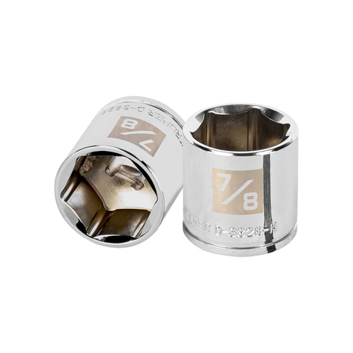 [13615] Dado de 7/8', 6 puntas, cuadro 3/8', Truper D-3828-H
