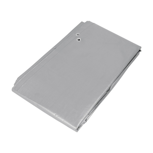 [10771] Lona de polietileno reforzada 3 x 5 m, gris, 180g/m2, TRUPER LT-35