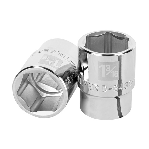 [13827] Dado de 1-3/16', 6 puntas, cuadro 3/4', Truper D-3438-H