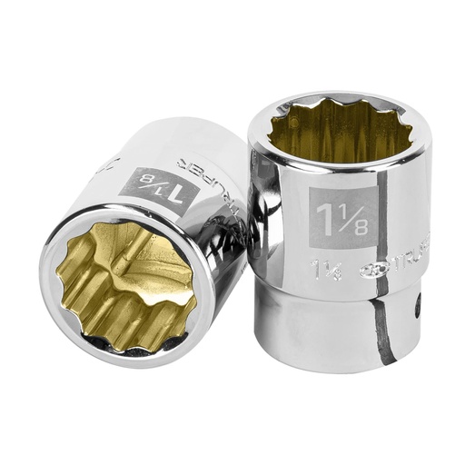 [13856] Dado de 1-1/8', 12 puntas, cuadro 3/4', Truper D-3436