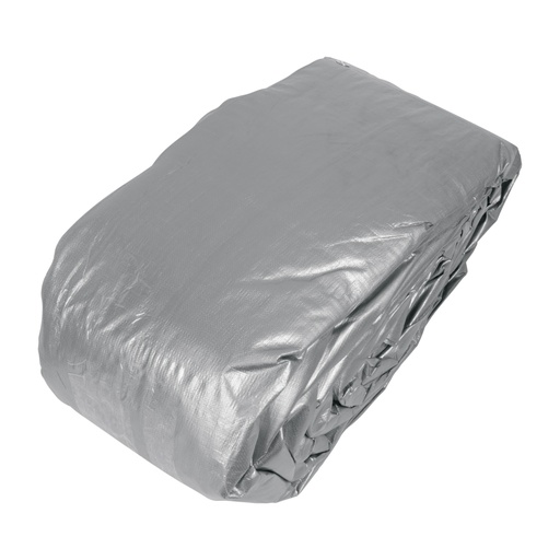 [10780] Lona de polietileno reforzada 9x14 m, gris, 180g/m2, TRUPER LT-914