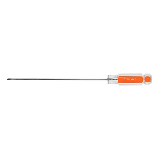 [14056] Desarmador de cruz 1/8' x 6' mango de acetato, Truper DP-1/8X6