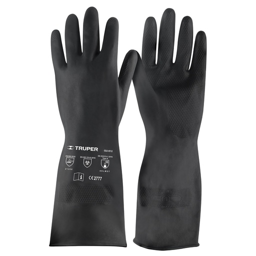 [14270] Guantes de neopreno para manejo de químicos, M, TRUPER GU-812
