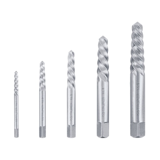 [14512] Juego con 5 extractores de tornillos, Truper EXT-5
