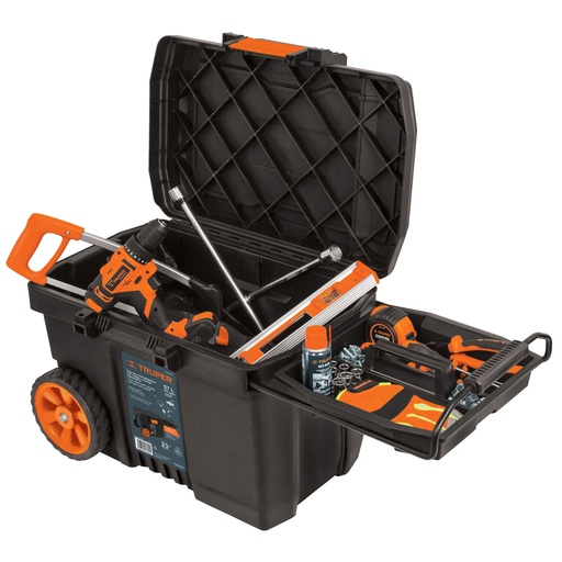 [10902] Caja para herramienta, 23'x17' c/ruedas, mango telescópico CHP-23R