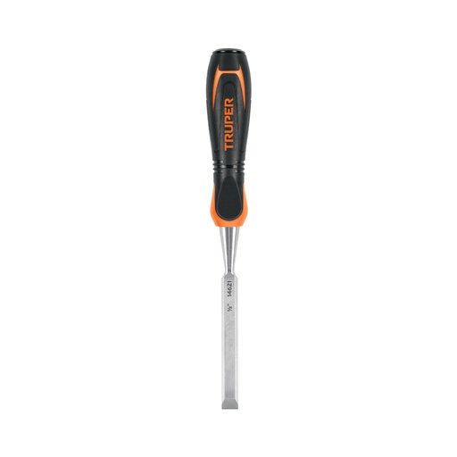 [14621] Formón 1/2' mango Comfort Grip, Truper FT-1/2