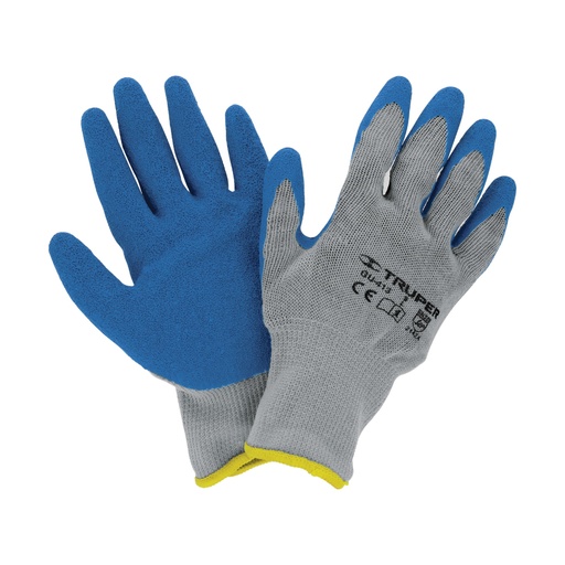 [15267] Guantes de poliéster recubiertos de latex, G, TRUPER GU-413