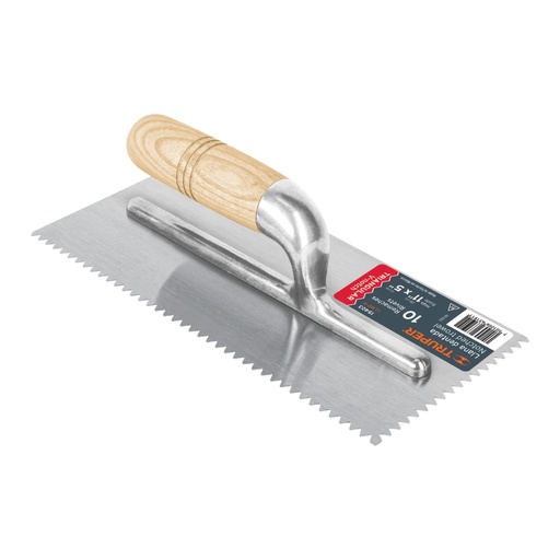 [15403] Llana 11' dentado triangular, 10 remaches, mgo madera,Truper LLMD-11