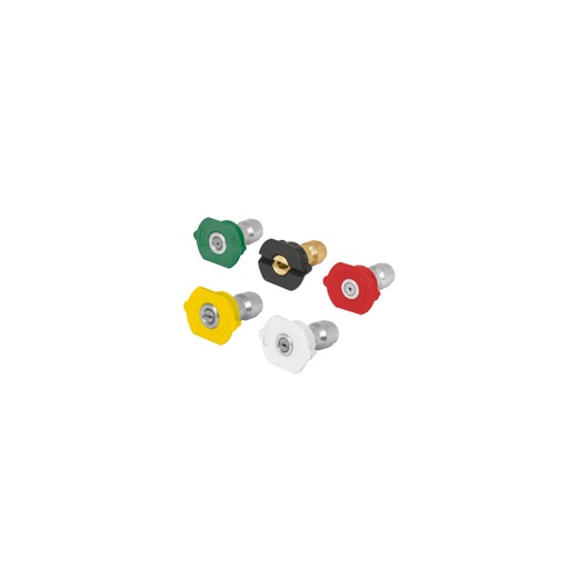 [15766] Juego de 5 boquillas para hidrolavadora LAGAS-4000, Truper BOQ-4000